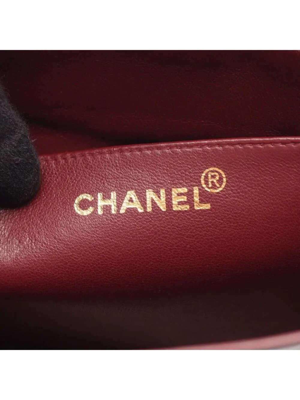 Chanel Shoulder Bag Quilted Diana Flap Black Lambskin Chain